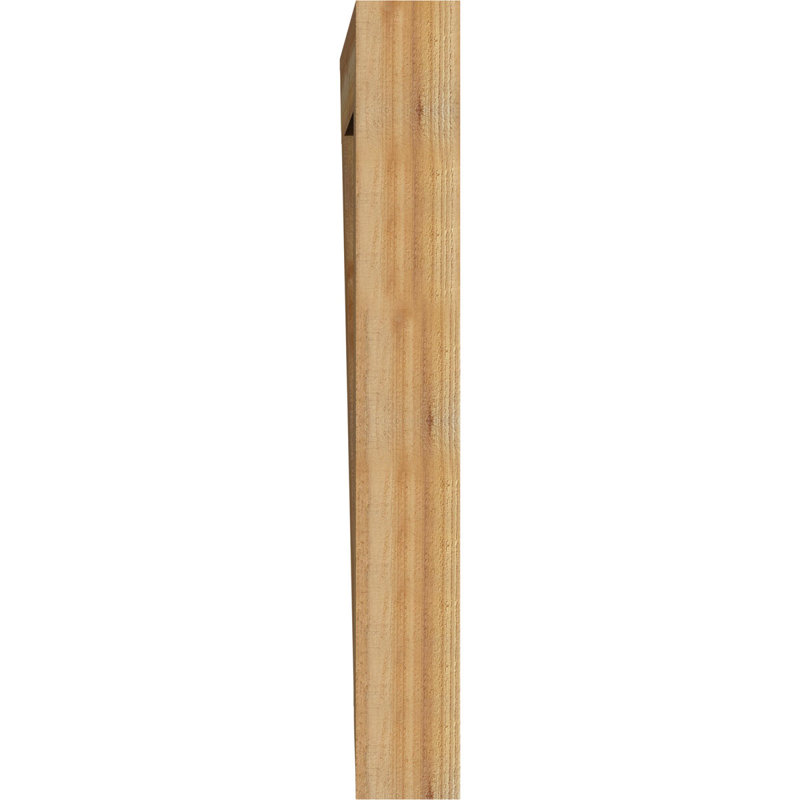 6"W x 46"D x 46"H Imperial Traditional Rough Sawn Bracket, Western Red Cedar, 46" H x 6" W x 46" D, Western Red Cedar