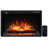 26 in. Recessed Electric Fireplace Inserts with Logs