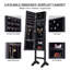 Jewellery Cabinet with Mirror Jewelry Armoire