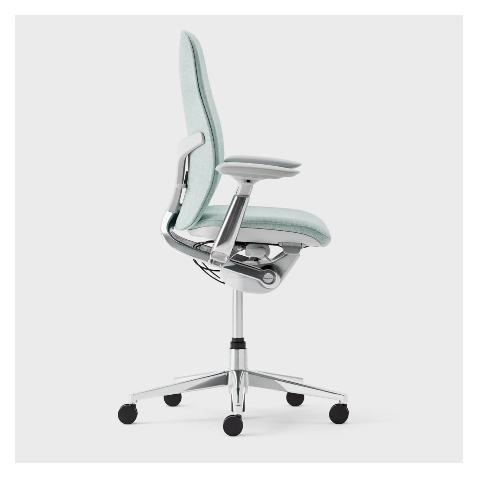 Haworth Zody Upholstered Office Chair - Dual Posture with Lumbar Support, Balsam