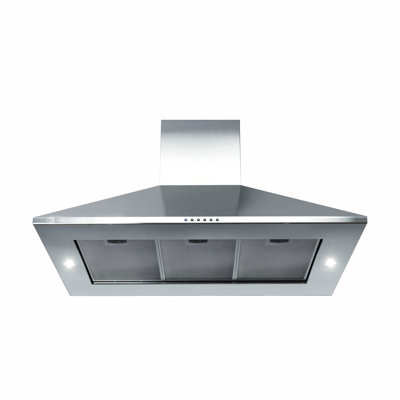 XO Appliance 42" 600 CFM Convertible Island Range Hood with Mesh Filter