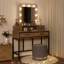 Coiffeuse avec miroir lumineux Abdulaleem-342940785