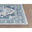 Tapis performance tissé à la machine médaillon Dahlia - ivoire / bleu - 6 pi 7 po x 9 pi-422153449