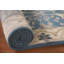 Tapis de couloir bleu 3 pi Oushak