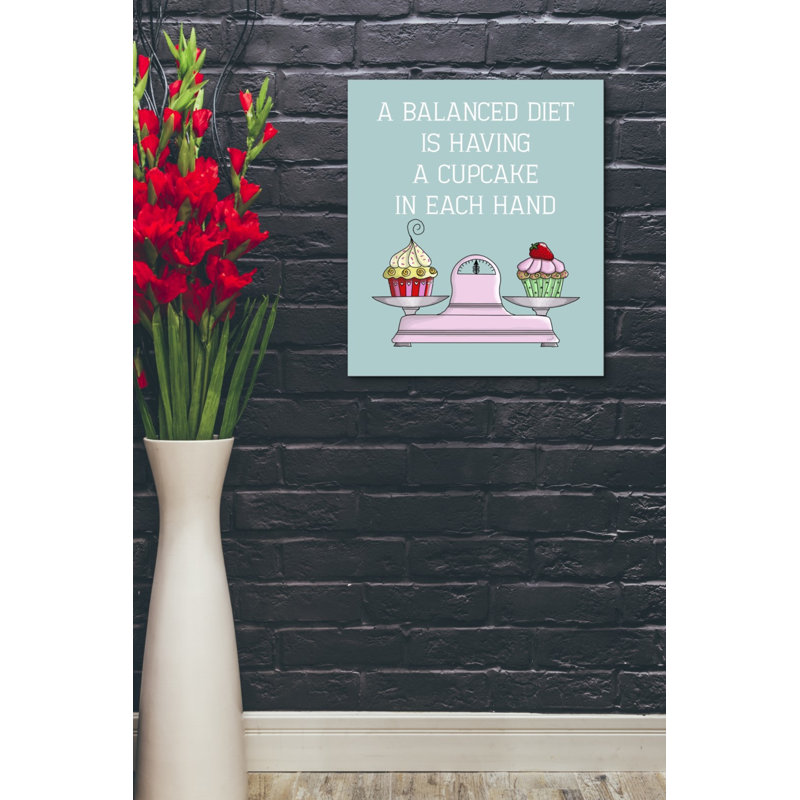 Une alimentation équilibrée, par Fab Funky - impression sur toile tendue, H 24 po x l 20 po x P 0,75 po