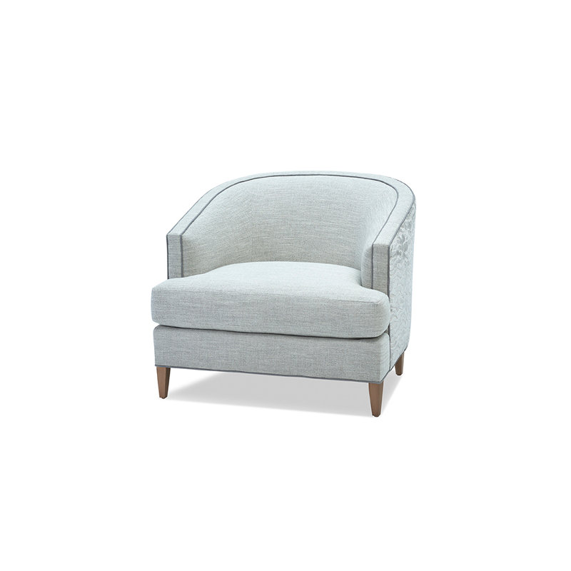 Bardot Barrel Chair, Ebony, Banks Balsam