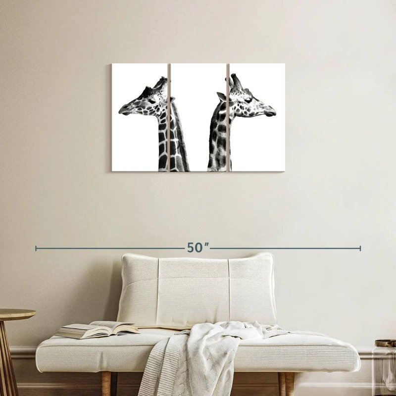 Brampt Giraffe Opposition, 20" H x 33" W