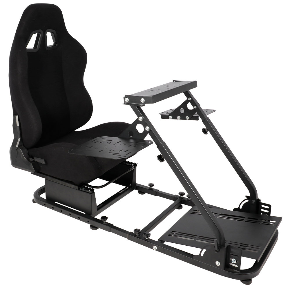 Anman Flight Simulation Cockpit With Racing Seat Fit Logitech