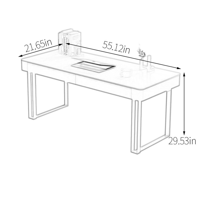 Durable Sintered Stone Surface Desk