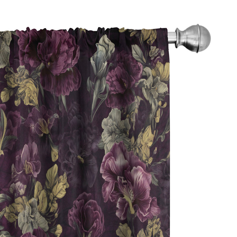 Ahniyah Semi Sheer Curtain Pair