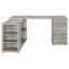 Bureau en forme de L à 3 tiroirs Tona Grey Driftwood-133225749