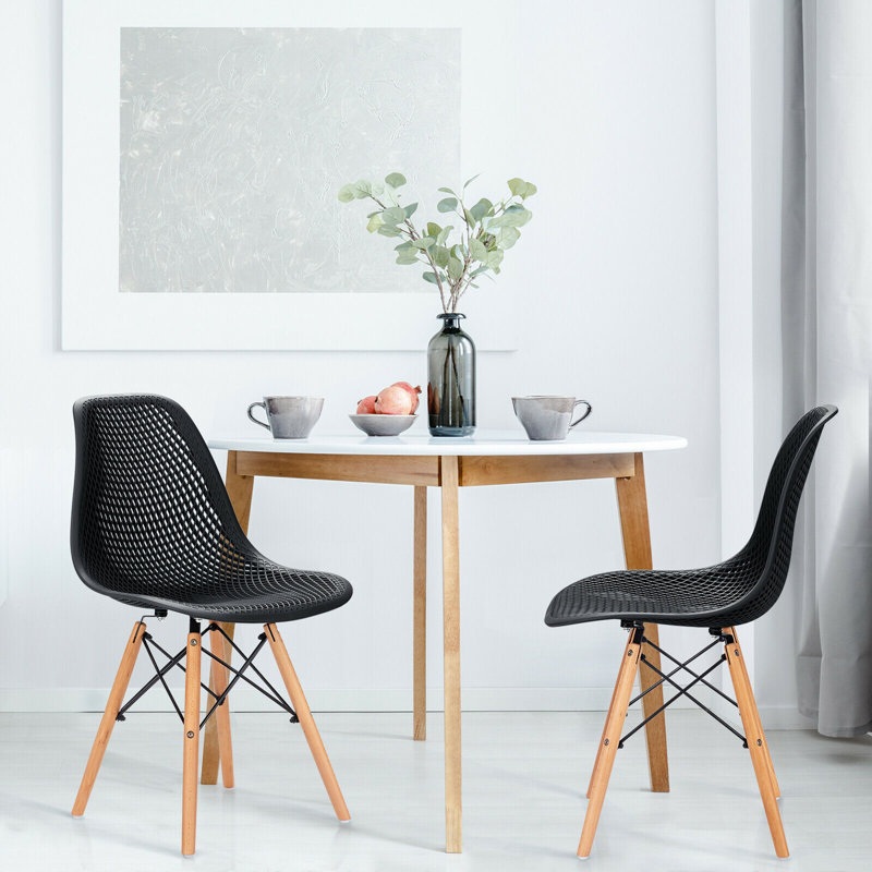 Chaise d'appoint Daud, Noir