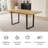 66.9" Butterfly Leaf Pedestal Dining Table Set, Extendable Kitchen Home Table With 6 Dining Chairs-1350367127