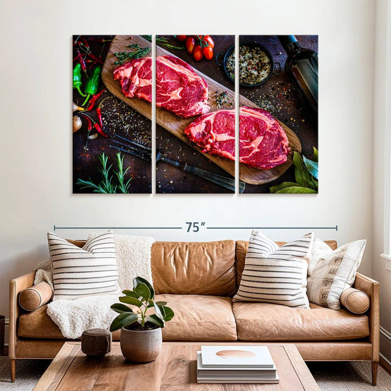 Coupes de steak Yarlin Angus, H 42 po x l 65 po