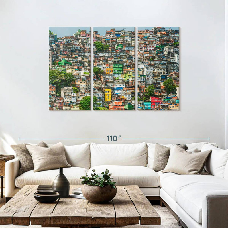Lilie Rocinha Favela, 48" H x 74" W
