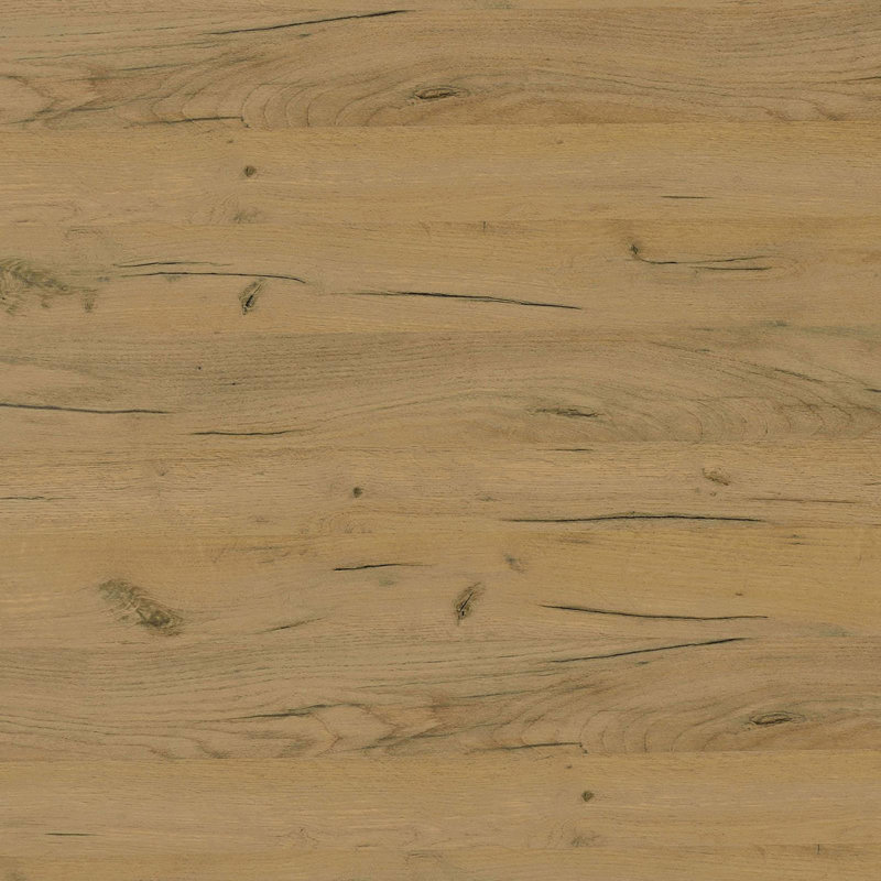 Golden Oak and Black Square End Table