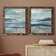 Distant Drama I - 2 Piece Picture Frame Painting Set on Canvas