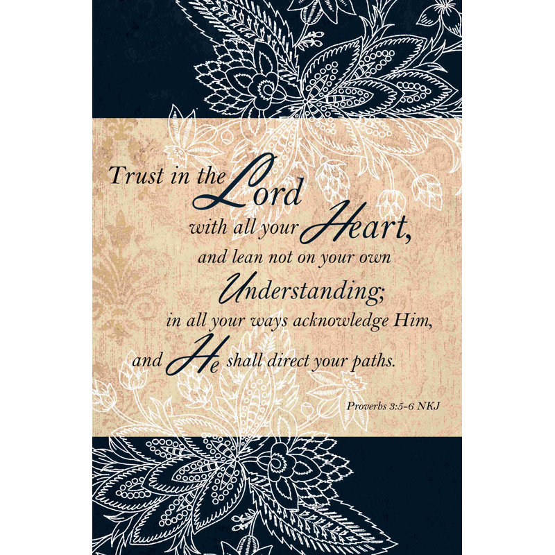 «Trust in the Lord 6», impression sur toile tendue, L 12 po x H 18 po