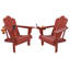 Fauteuil Adirondack d'extérieur inclinable et pliable avec support pour téléphone portable-1096097369-1101876348