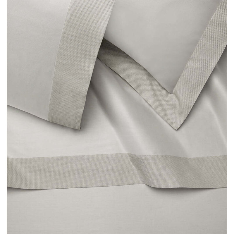 Carlotta Flat Sheet, Gray, Queen Flat Sheet