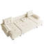 Canapé-lit modulaire en U 109,5 po Chenille