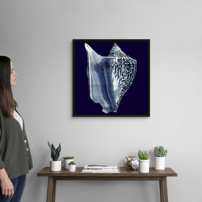 « Indigo shells I » par vision studio-impression