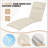 80''L X 26''W X 1.18''T Chaise Lounge Cushion Outdoor(Set Of 4)-390106068