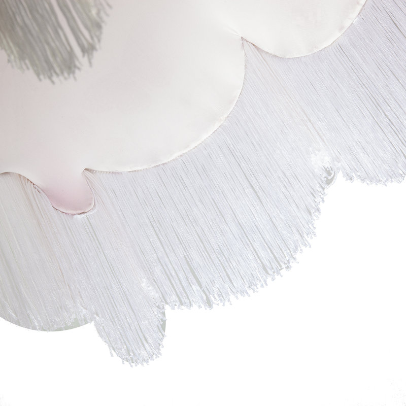 23cm H Cotton Empire Lamp Shade ( No Direct Attachment Method ) in Pink