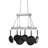Harmony Metal Handcrafted Oval Hanging Pot Rack