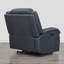 Fauteuil inclinable électrique Mejas en cuir véritable avec port USB-252980487