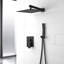 Système de douche complet avec valve brute et pomme de douche à pluie de 12 pouces-110974298