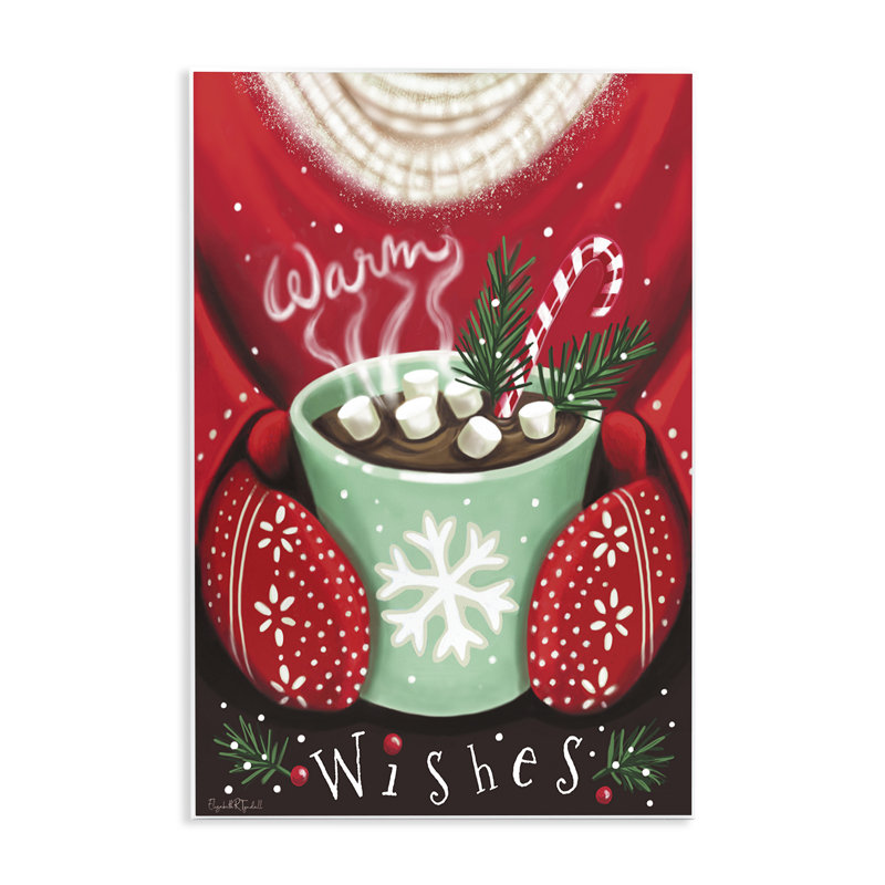 «Warm Wishes Hot Cocoa» par Elizabeth Tyndall, H 15 po x l 10 po
