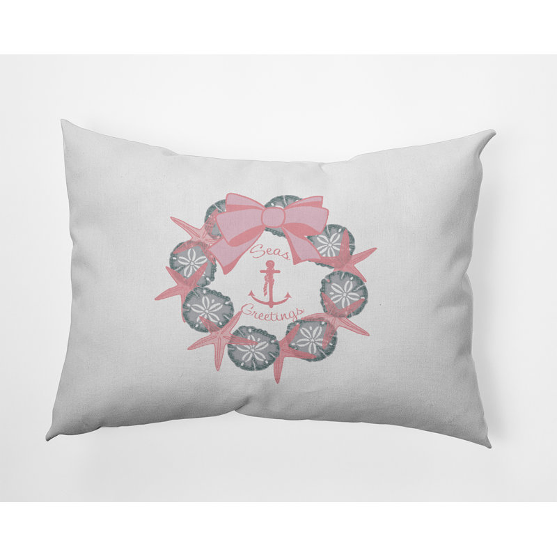 Reversible Throw Pillow, 14" x 20", Rectangular