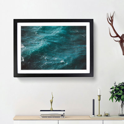 Mood of the Waves - Picture Frame Graphic Art Print