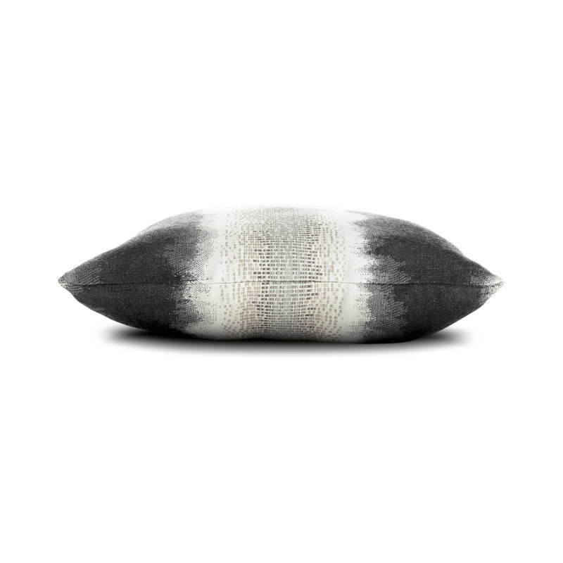 Resilience Square Indoor/Outdoor Pillow Cover & Insert, Square 22", Charcoal