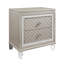 Table de chevet Cross Glam Champagne