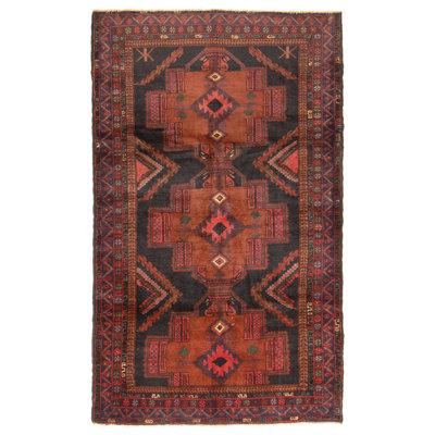 Zachary Red Rug 3'9" x 6'2"