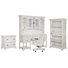 Desk And Hutch With Chair File Cabinet And Bookcase