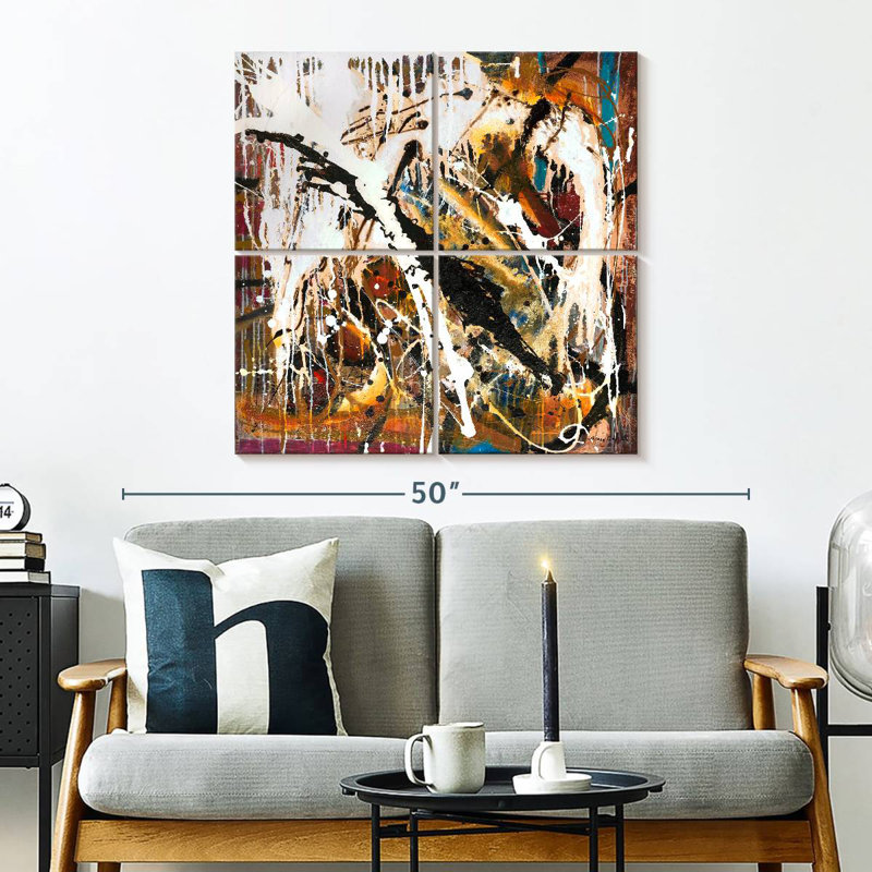 Among The Odds, 32" H x 32" W