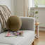 Oreiller rond Qiviut Camel-134255470