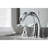 Kingston Brass Naples Two-Handle 3-Hole Deck Mount Widespread Bathroom Faucet with Brass Pop-Up Drain-11271927