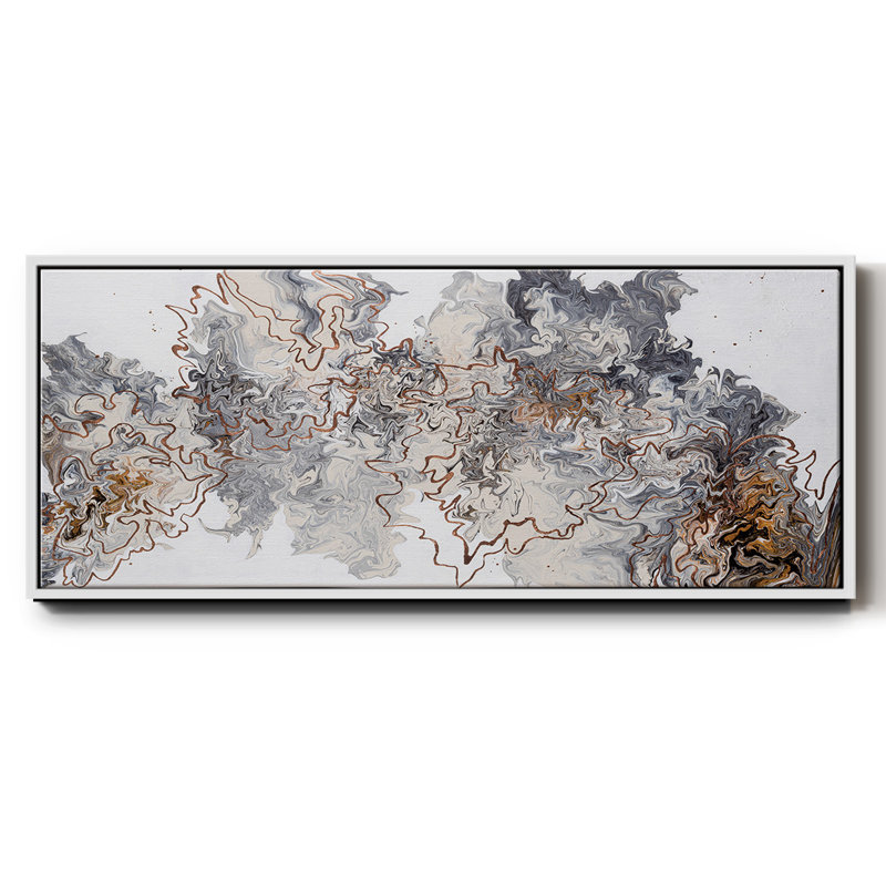 Stay on the Trail- Framed Canvas, 12" H x 30" W