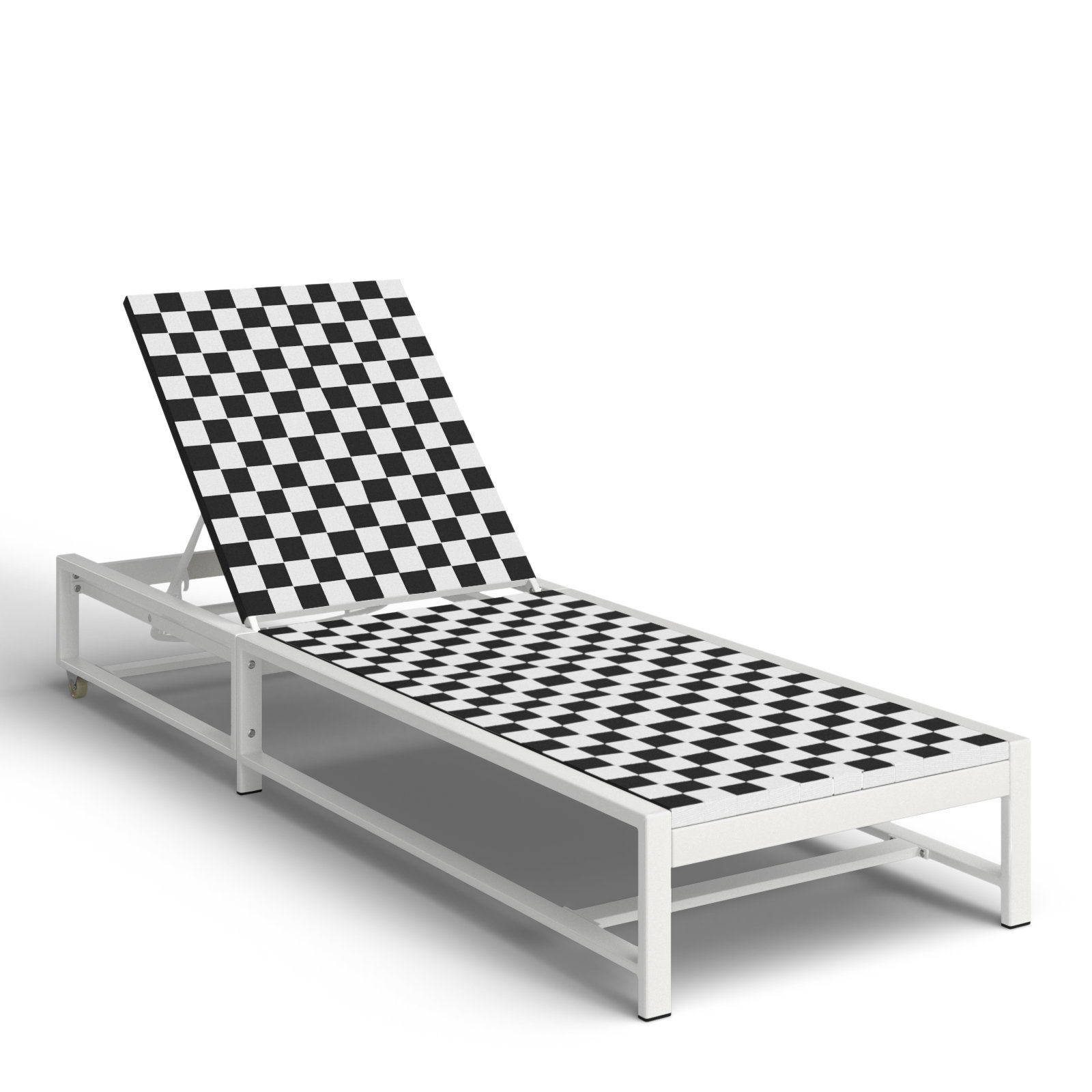 Bosley 27'' Outdoor Steel Chaise Lounge