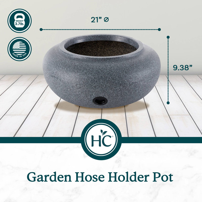 Plastic Freestanding Hose Pot