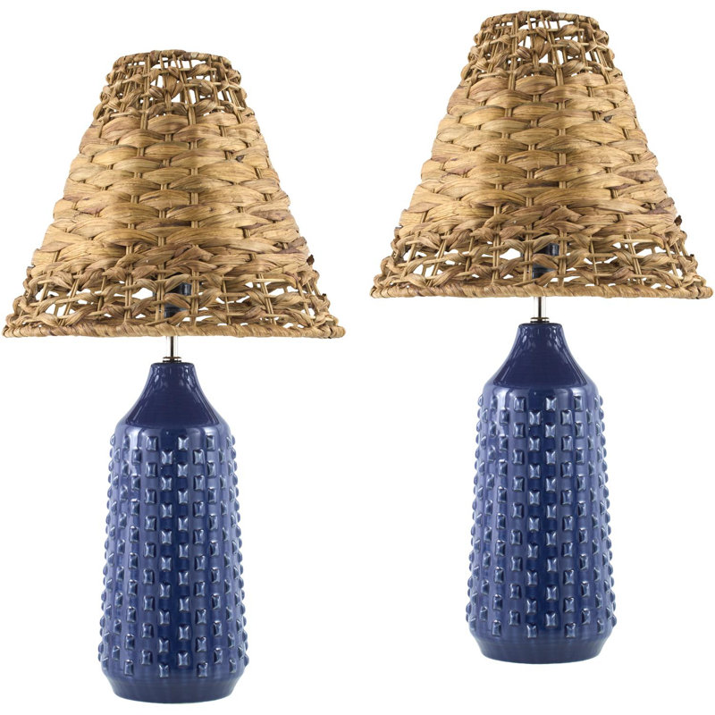 Ashiley Accent Table Lamp, Blue