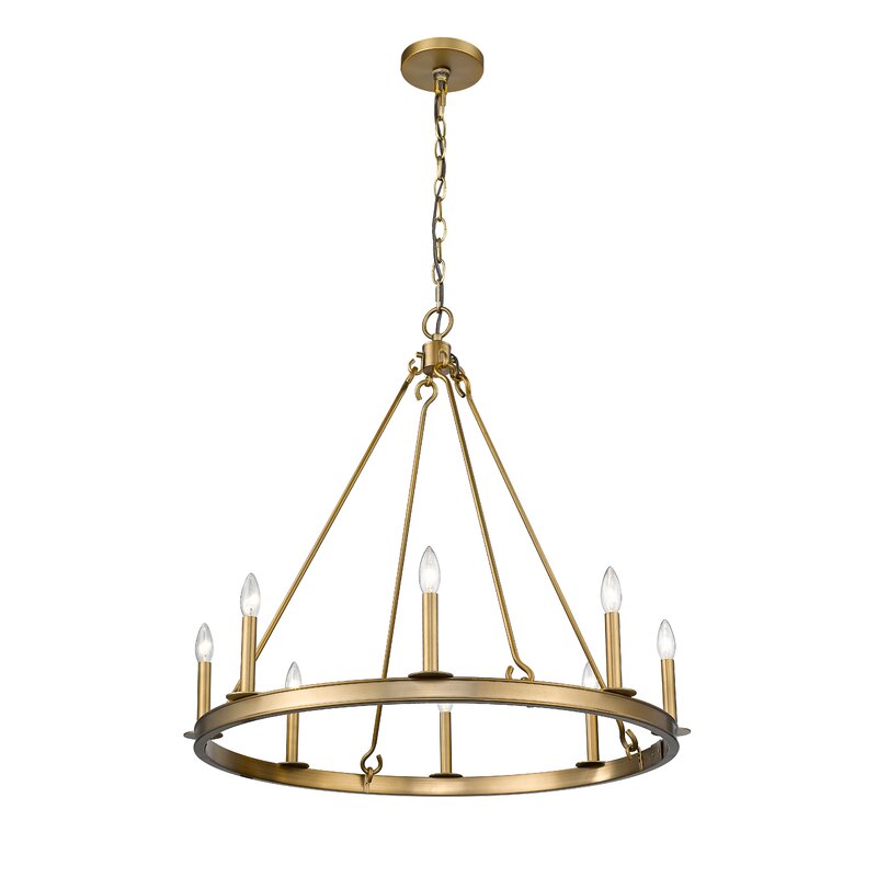 Gracie Oaks Jamie-Lee 8 - Light Dimmable Geometric Chandelier & Reviews ...