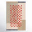 Tapis gris / rouge / beige en laine / coton touffeté à la main Elswick-437500503