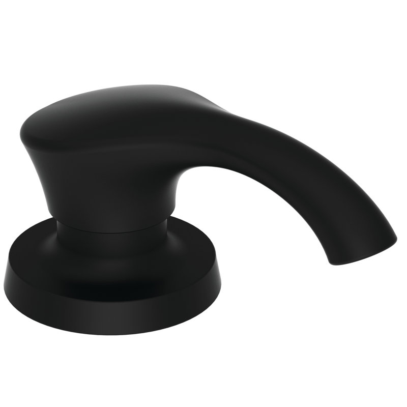 Vespera Soap or Lotion Dispenser, Flat Black