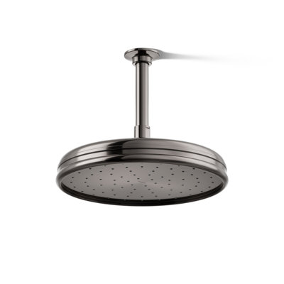 Traditional Round 10" Rainhead with Katalyst Air-Induction Spray, 2.5 Gpm
