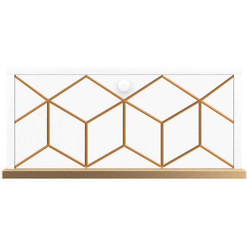 Table de chevet flottante, table de chevet murale avec porte amovible, tablettes flottantes pour le mur, la chambre à coucher, la salle de bain, blanc